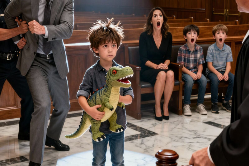 My husband filed for divorce. “You’re a horrible mother,” he sneered. “I’m taking the children.” The judge seemed convinced, until my 6-year-old son said, “Your Honor, should I tell you why Dad really wants us? You know… the money Grandma left in our names?”