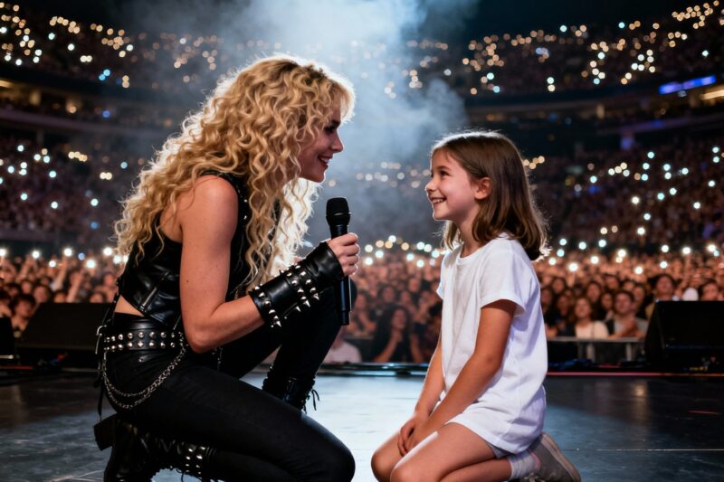 “Don’t do it,” the girl screamed from the front row. The entire stadium, with over 60,000 people, fell into complete silence. Shakira stopped dead in her tracks, the microphone still in her hands…