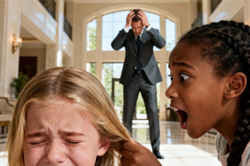A billionaire’s daughter suffered daily, until a little girl found something horrific in her hair.