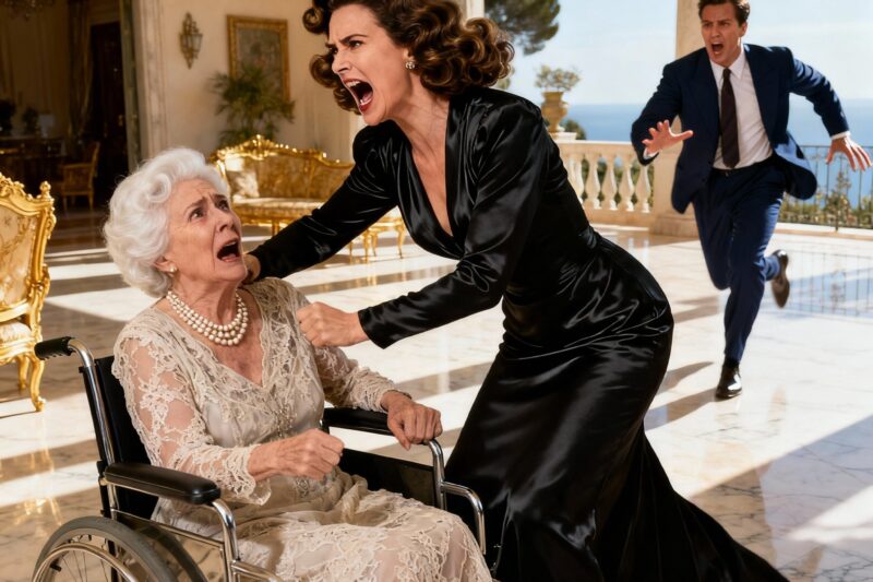 Millionaire comes home early, finds his fiancée kicking his demented mother, screams, and does this…