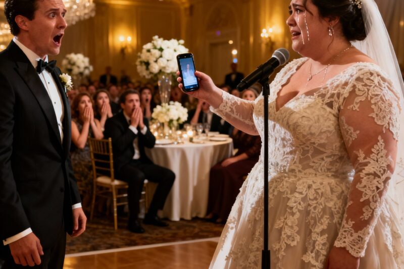 I went to the groom’s room only because I had forgotten my bracelet. But the moment I opened the door, I heard him calling me a “fat pig” and bragging that he only needed a few months after the wedding…