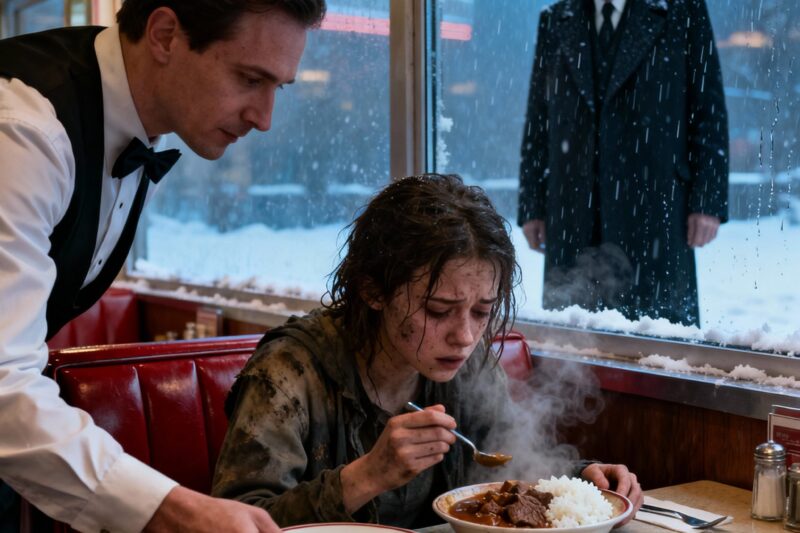 She entered a restaurant to eat leftovers because she was starving… unaware that the owner would change her destiny forever.