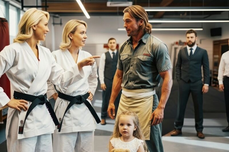 Karate Black Belt Twin CEOs Asked a Single Dad Veteran to Spar — What Happened Next Shocked Everyone