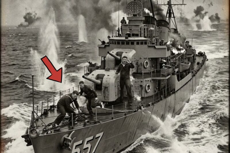 When This “Tiny Ship” Charged the Yamato — Japan’s Entire Fleet Retreated