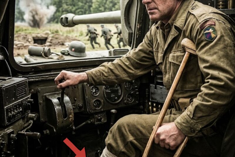 How One Officer on Crutches Took Over a Tank — Every German Fled