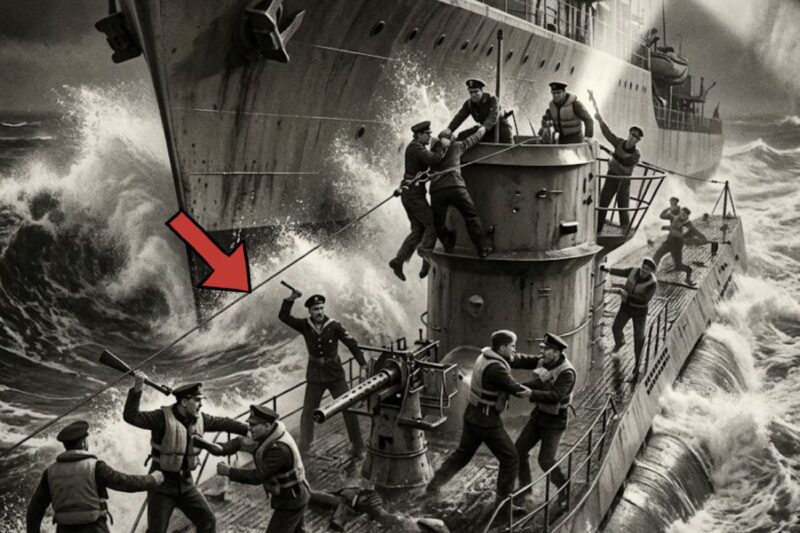 When This Destroyer Sat On Top of a U-Boat — Crews Fighting Face-to-Face