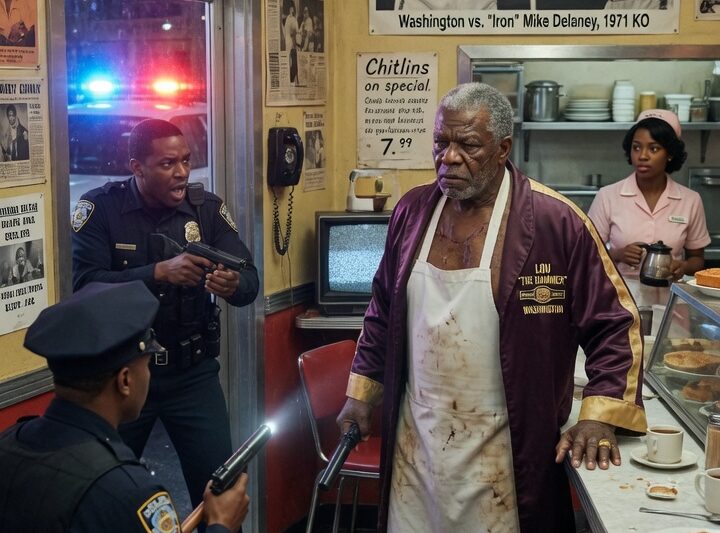 The police raided a diner owned by an elderly Black man, unaware that he was a former and extremely dangerous boxer.