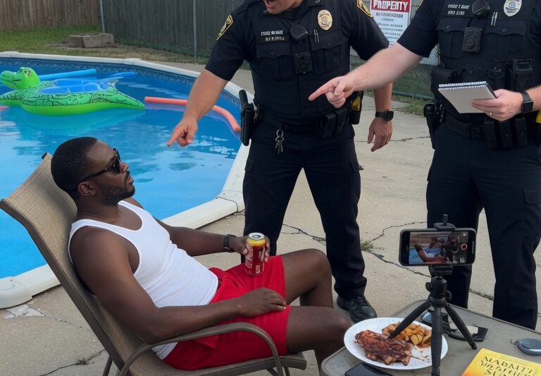 Police Harass Black Man Relaxing by His Pool — Minutes Later, They’re Exposed on Camera