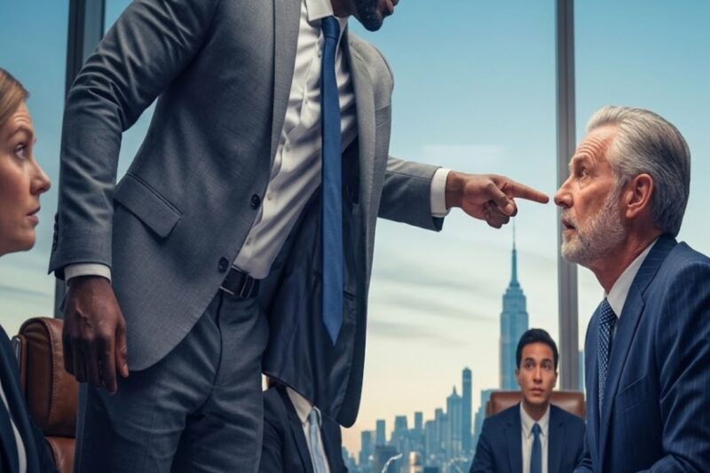 Major Investor Black CEO Mocked in Boardroom — 45 Minutes Later, He Publicly Fires the Chairman