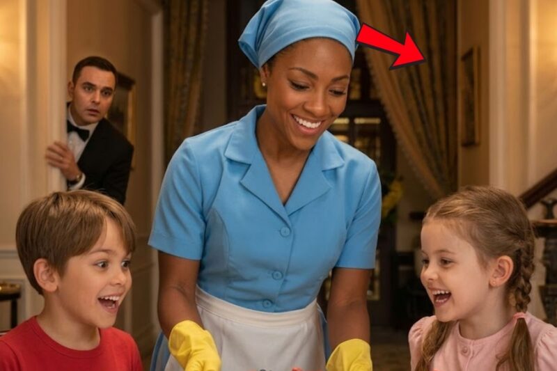 Millionaire Comes Home Earlier Than Usual — and What His Black Maid Did Made Him Cry