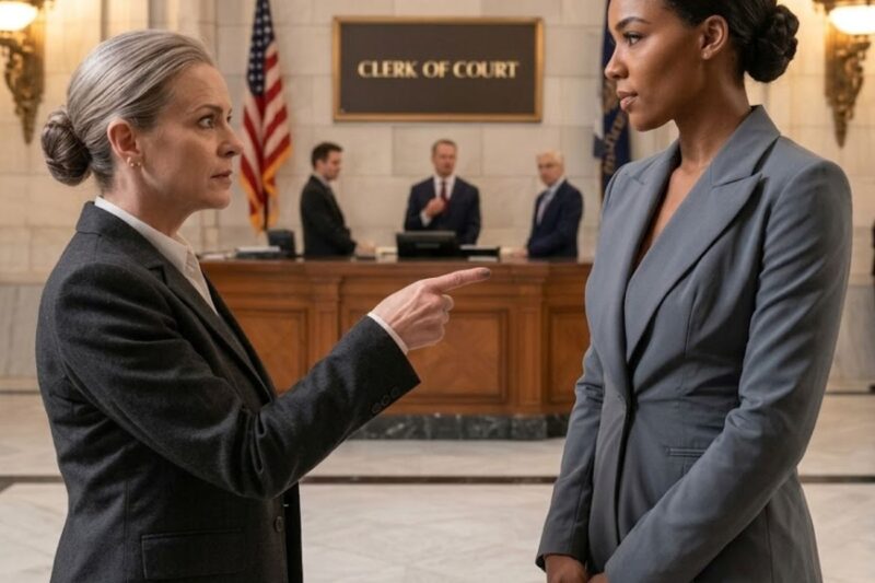Racist Court Clerk Laughs at Black Woman — Until She Reveals She’s the Judge