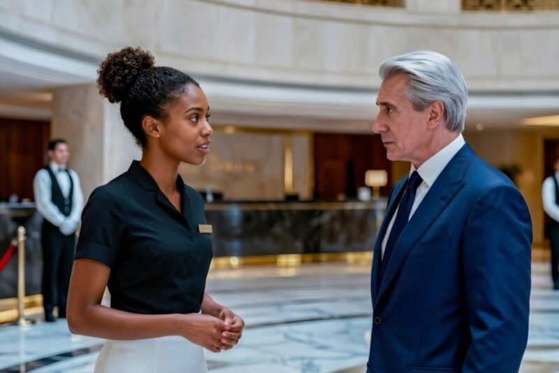 Nobody Understood the Russian Millionaire at the Hotel, Until the Black Waitress Spoke Up.