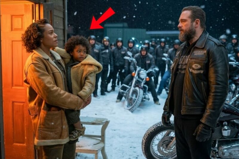 Black Single Mom Shelters 25 Freezing Bikers, Next Morning 1500 Hells Angels Stops Outside Her Door