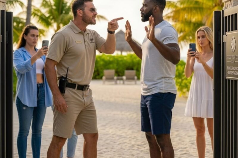 Black CEO Stopped at Private Beach Entrance — Minutes Later, He Buys the Island