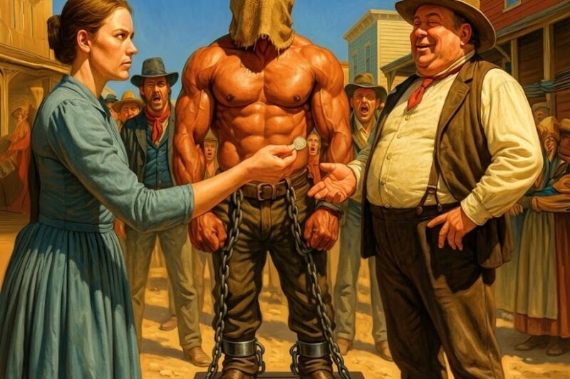 A Lonely Widow Paid $1 For a Muscular Navajo Man With a Sack on His Head at Auction—Falls Head…A Lonely Widow Paid $1 For a Muscular Navajo Man With a Sack on His Head at Auction—Falls Head…