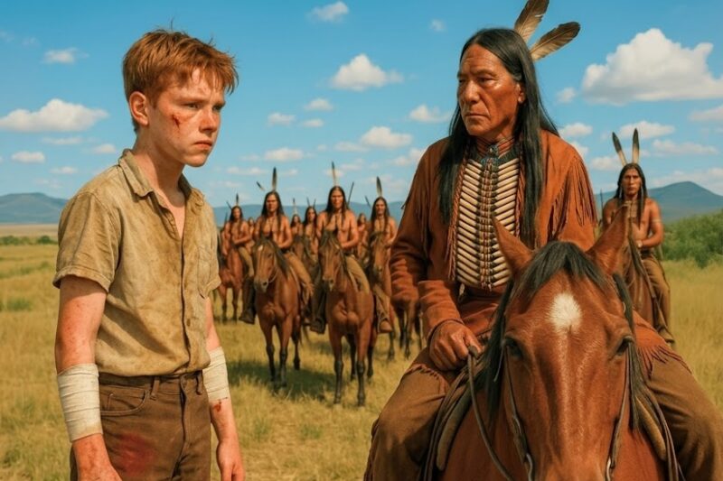 Young Boy Got Bitten 7 Times by Wolves Defending an Injured Native Women—The Next Morning, Her……