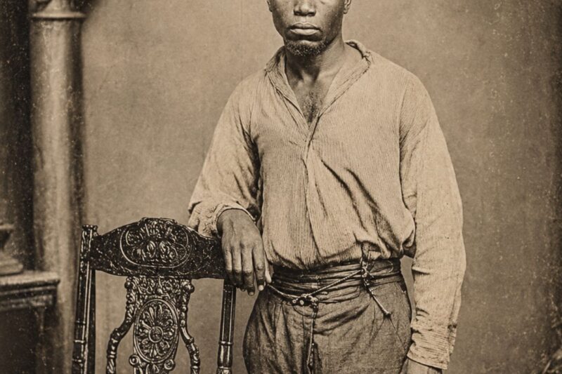 This Old Photo Seemed Normal — Until Viewers Noticed What the Slave Was Holding