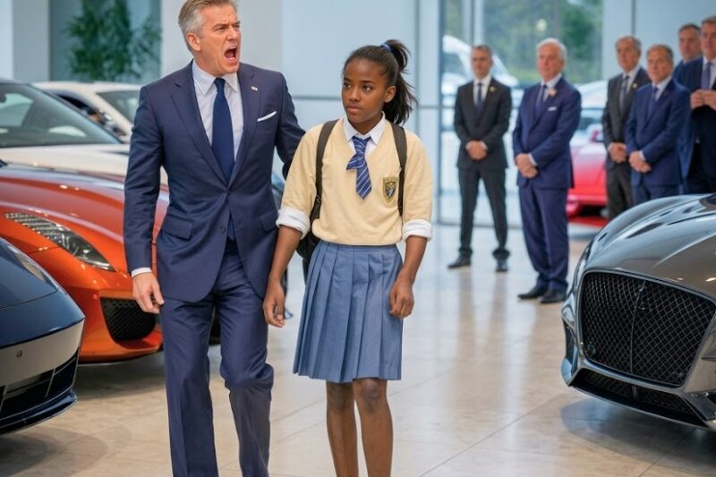 A Black Girl Kicked Out of Car Dealership, Next Day, Her Billionaire Father’s Rolls Royce Arrives