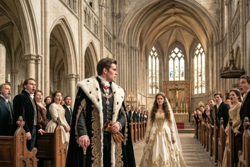 The Duke Ignored His Arranged Bride… Until She Walked Down the Aisle and Gasps Filled the Church…