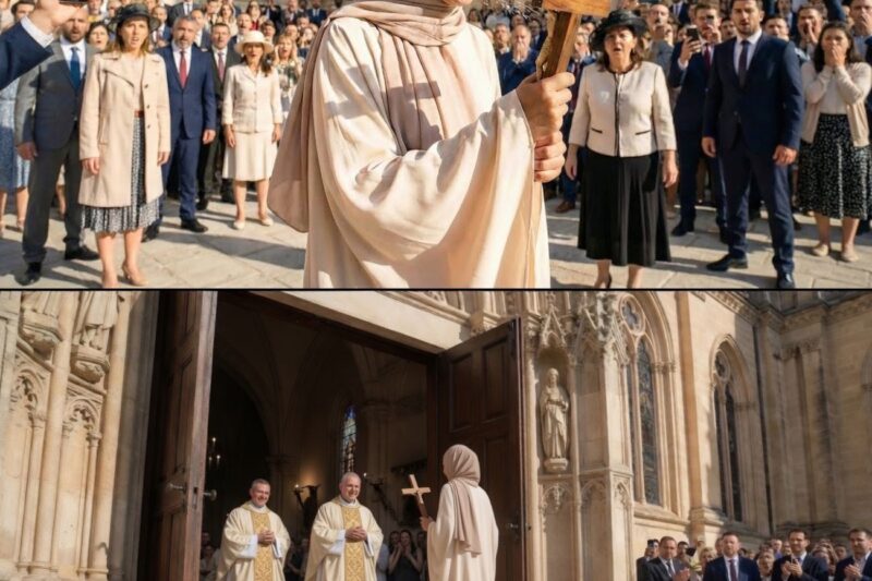Muslim Woman Spits on Cross and What Happened 2 Seconds Later Will Leave You Speechless