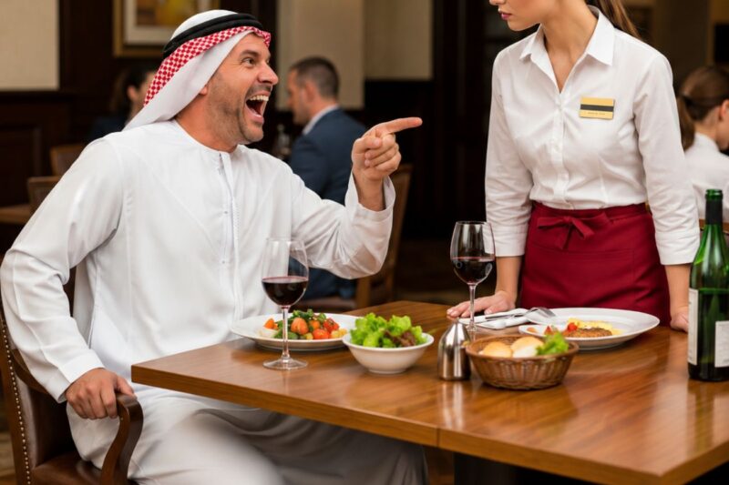 Billionaire Insulted the Waitress in Arabic — Then Froze When She Spoke Fluently