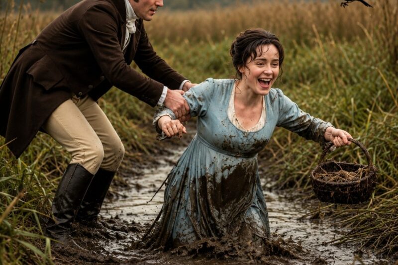 The Duke Found Her Stuck In Creek Mud Laughing Hard — He Fell In Love Before He Pulled Her Free P2