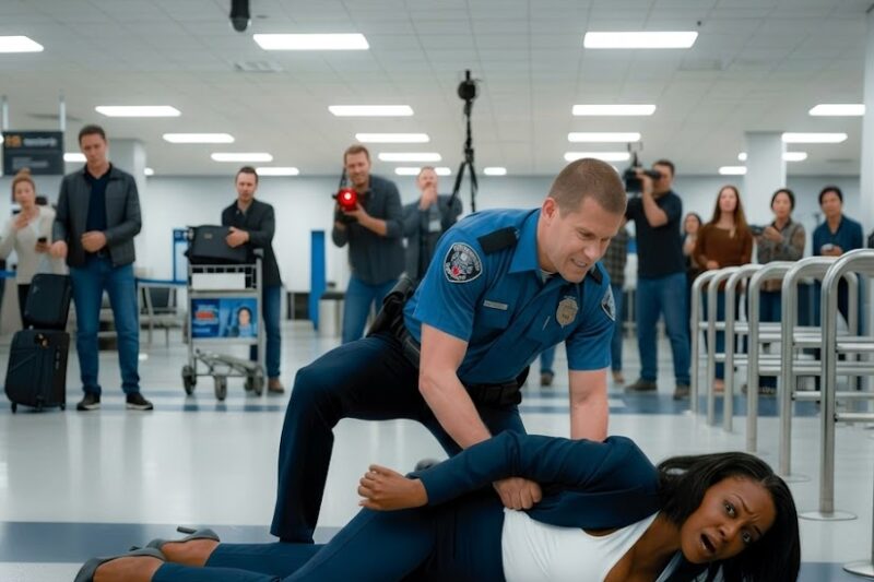 Airport Officers Yank Black Woman Out of Line — Then Her U.S. Marshal Badge Hits the Floor