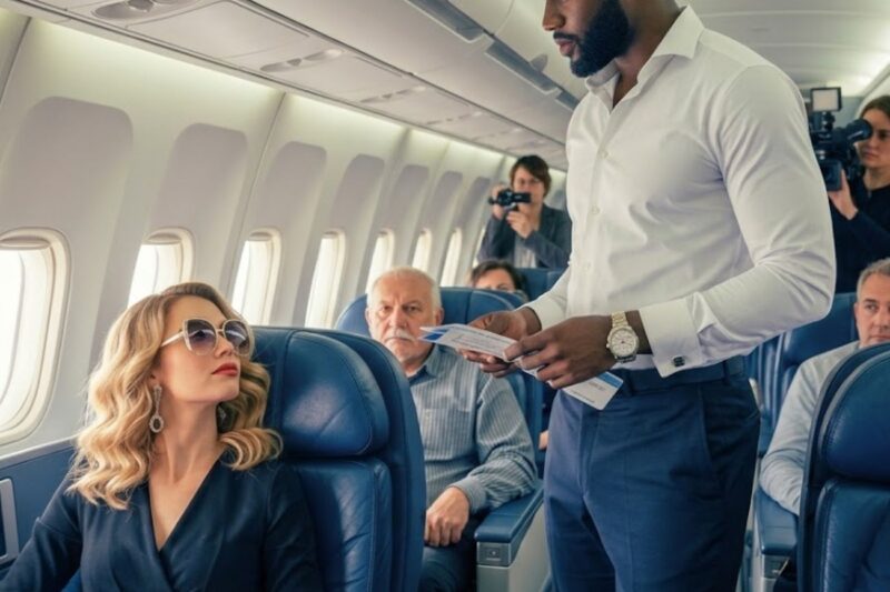 White Woman Takes Black CEO’s Seat—Then Discovers He Owns the Entire Airline