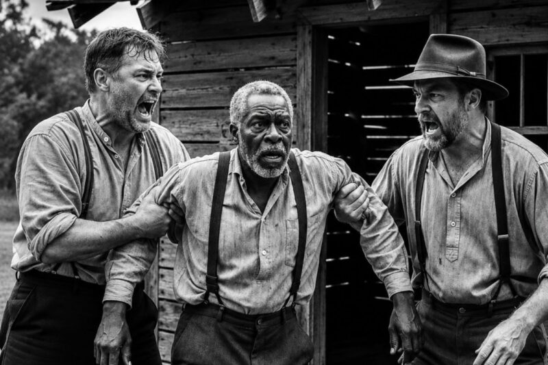 An old freed slave hid in an abandoned house — masters found him, but did not see his giant son.