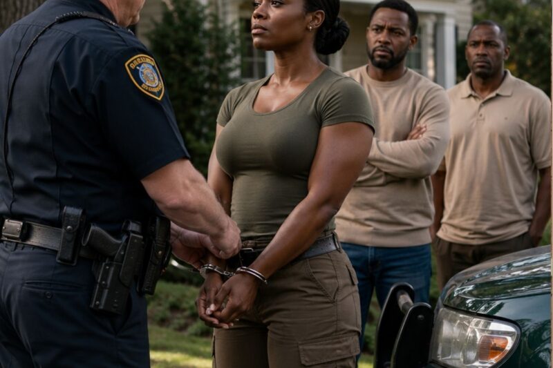 What Did the Officers Discover Too Late After Handcuffing the Woman They Thought Didn’t Belong?