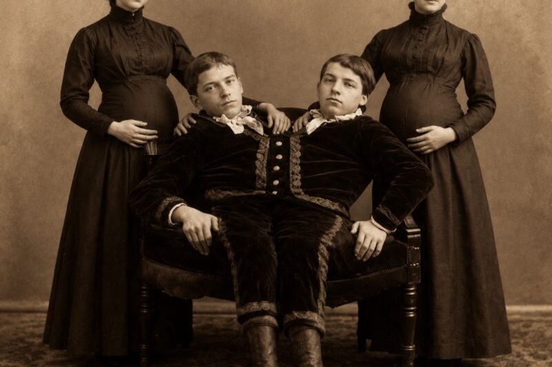 The Conjoined Brothers’ Horrible S3xual Practices–Married Their Own Sisters & Got Them Pregnant 1894