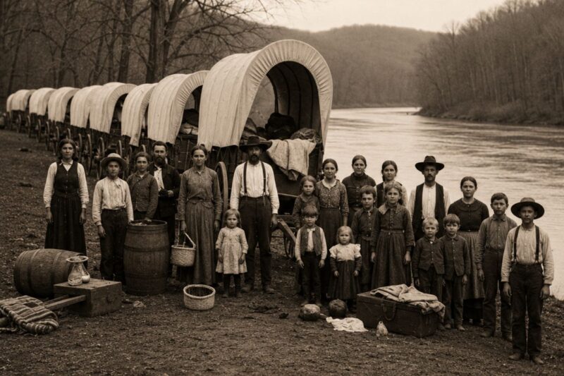 (1878, Ozark Mountains) The Disturbing Mystery of the Missing Wagon Train