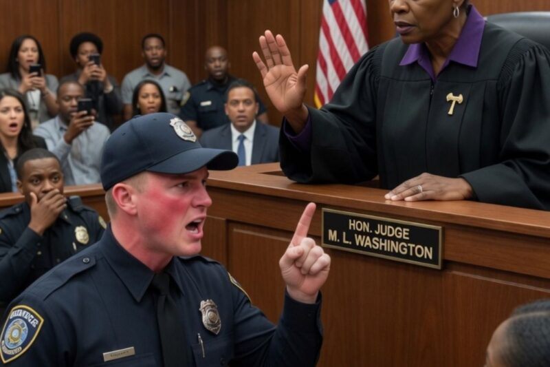 A Young Arrogant Cop Challenges the Authority of a Black Judge — What Happens Next Stuns Everyone