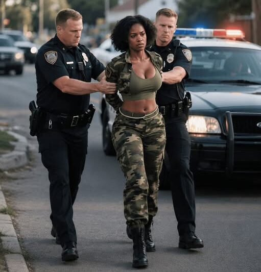 POLICE HANDCUFF A BLACK COMMANDER… AND END UP ARRESTED WHEN SHE GIVES A MILITARY SALUTE