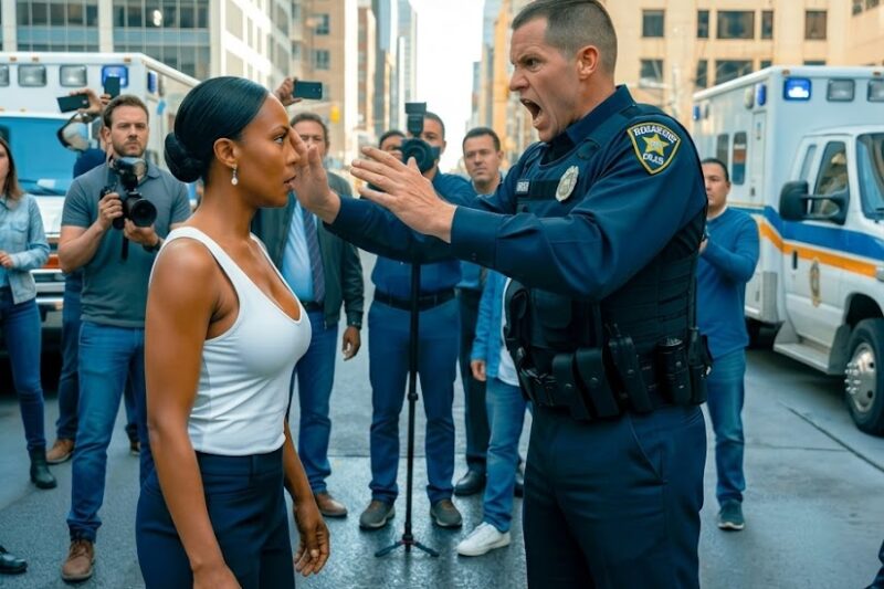 Male Cop Slapped Black Woman on LIVE TV — Face DROPPED When He Realized She Was SUPREME COURT JUDGE