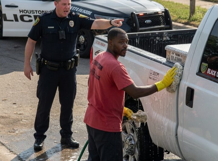 He Thought He Was Just a Guy Washing a Truck — The Racist Cop Was Wrong