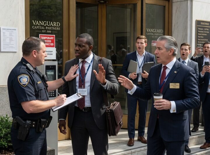 Cop Blocks Black Man From Entering His Own Office Building — Then the CEO Walks Out and…
