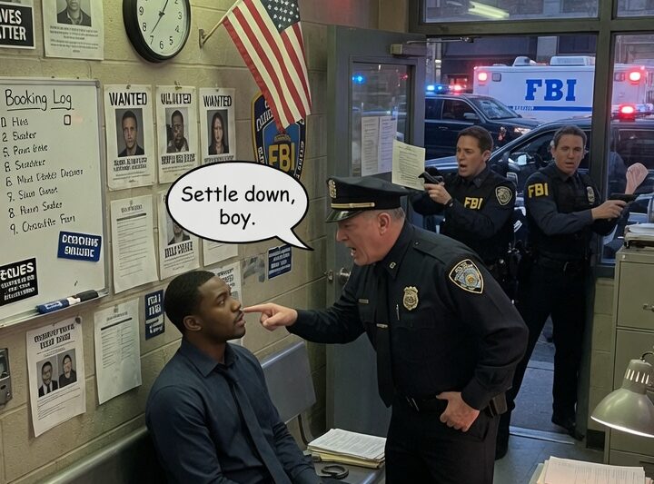 Police Captain Calls Him “Boy” and Arrests Him — Minutes Later, the FBI Raids the Precinct