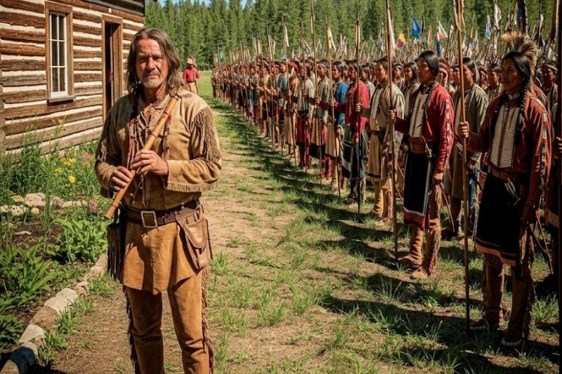 A Lonely Trapper Sang a Simple Song for a Dying Chief—He Awoke to Find 800 Warriors Outside…