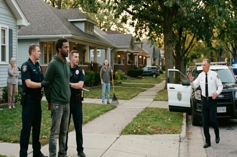 Two Cops Handcuff a Black Man Outside His Home — Then the Police Chief Panics