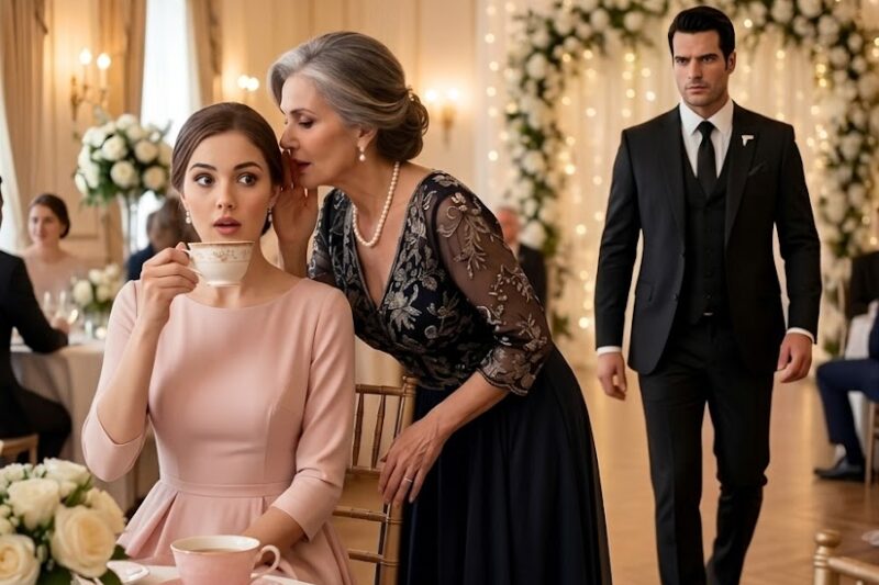 She drank tea alone – until the mafia boss’s mother whispered: “Pretend you’re his lover.”