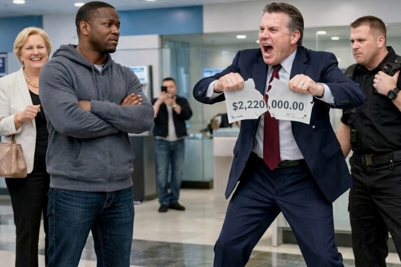 Bank Manager Tore Up a Black Man’s $2.2 Million Check — Unaware He Owns the Bank