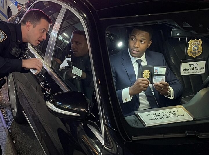 Stopped for driving a luxury car: the moment these police officers realize their monumental mistake