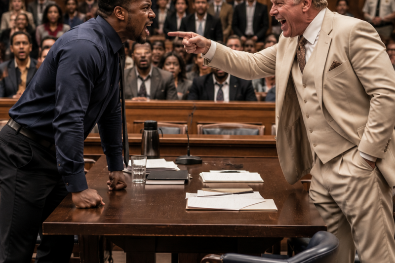 White Lawyer Laughed at a Black Witness — Seconds Later, the Courtroom Went Silent