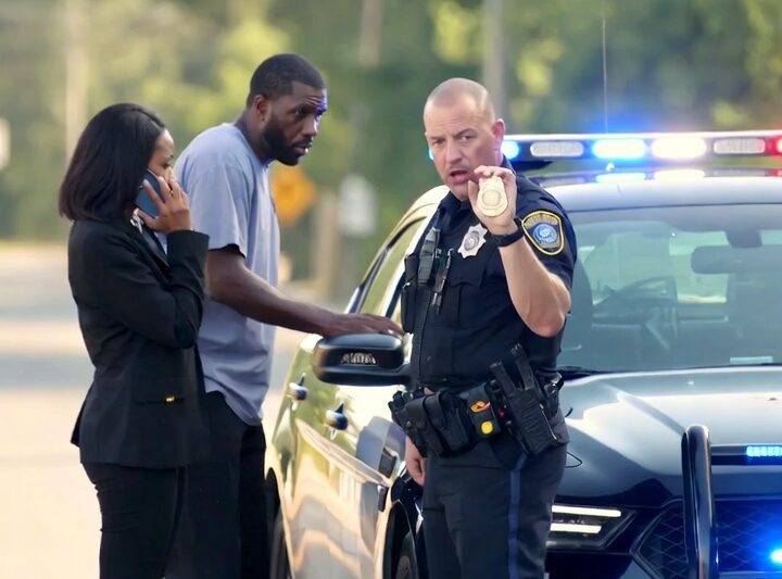 Racist Cop Tries to Intimidate a Black Couple—Turns Pale the Second an FBI Badge Drops.
