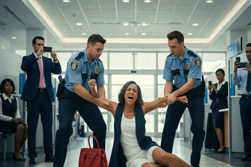 Cops Drag Black Woman From Bank, Mistaking Her For A Thief— Then Freeze When They Learn She Owns It.