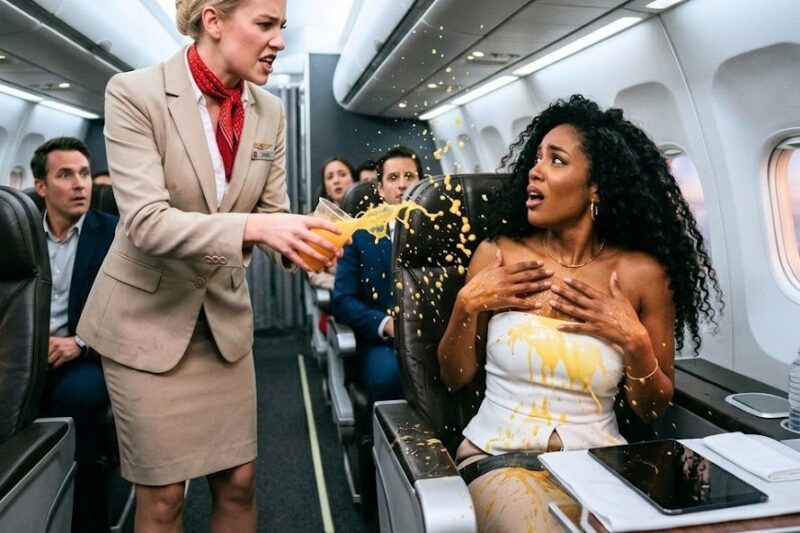 FAA Inspector Drenched by Flight Attendant — She Grounds the Plane Before Takeoff in a Bold Move!
