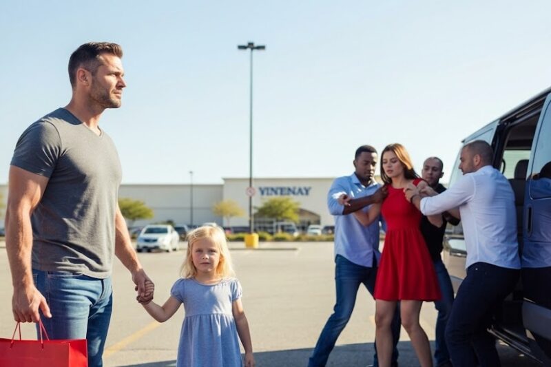 “Daddy, Please Help Her” — Veteran Dad Stops 3 Men… Then a Navy Admiral Knocks