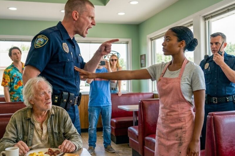Black Waitress Defended Homeless Man From Police — The Truth About Him Shocked The Entire Town
