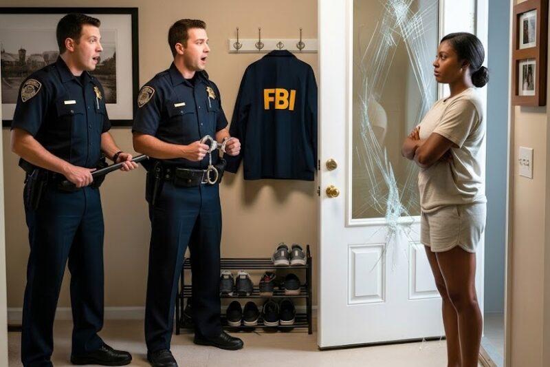 Cops Kick In a Black Woman’s Door at 2AM — Then They Notice Her FBI Jacket on the Wall and Go Silent
